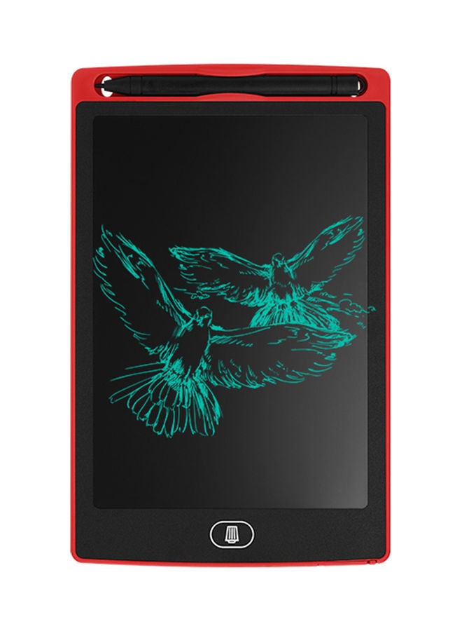 LCD Graphic Tablet With Stylus Red/Black